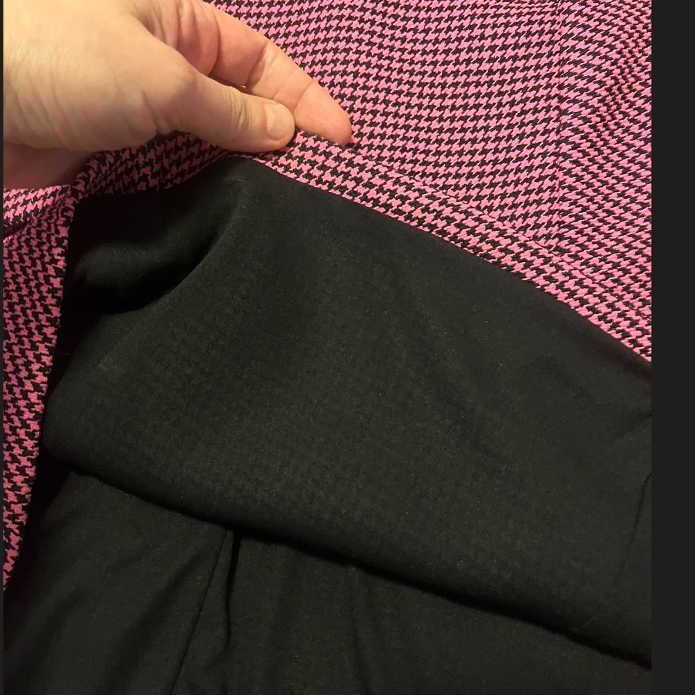 SOLD OUT Zara pink and black houndstooth blazer dress NWT - Picture 6 of 10